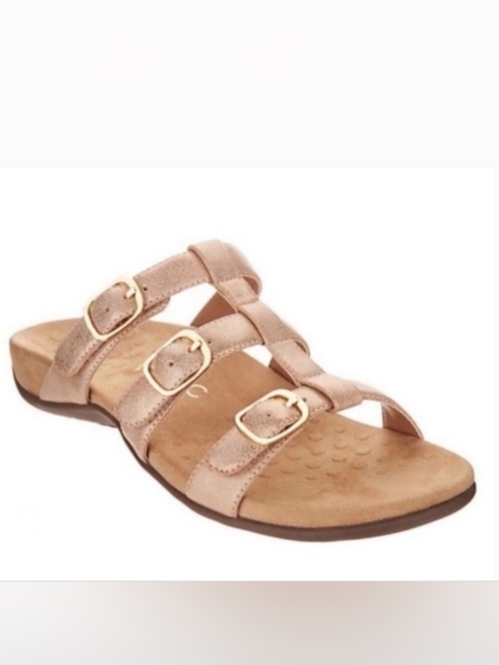 Vionic | Misa Shimmer Strappy Mule Slide Sandal